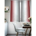 thumbnail image 5 of Sheer Curtains 63 Inches Long, Red Grey Light Filtering Window Curtains for Living Room/Bedroom, Gray Farmhouse Modern Rustic Rod Pocket Voile Sheer Curtain Drapes, 52"W x 63"L, 2 Panels, 5 of 8
