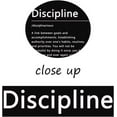 thumbnail image 4 of Inspirational Office Wall Decor Motivational Discipline Noun Canvas Wall Art Posters Prints Entrepreneur Quote Wall Picture Paintings Artwork Home Bedroom Framed Ready to Hang[12''''W X 18''''H], 4 of 6