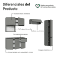thumbnail image 4 of Cocina Integral Completa Modular Madesa Nice 240m Gris 09, 4 of 10