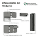 thumbnail image 4 of Cocina Integral Completa Modular Madesa Nice 240m Gris 09, 4 of 10