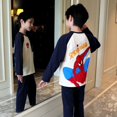 thumbnail image 1 of Anime Marvel Spider-man Boy Pijamas para niños Traje de niño Otoño de manga larga de algodón Ropa de dormir para niña Conjunto de 2 piezas Kid Gift14 125-135cm zhangyuxiang CONDUJO, 1 of 2