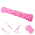 thumbnail image 1 of OULII 200Pcs Pink Twisted Chenille Stems Bendable Flexible for Children Craft Projects, 1 of 8