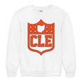 thumbnail image 5 of Cleveland Shield Crewneck Sweatshirt Game Night Fantasy Football Fan Lake Erie, 5 of 7