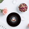 thumbnail image 4 of RYLABLUE Merry Christmas Santa Claus Set of 8 Round Coaster for Drinks, Absorbent Ceramic Stone Coasters Cup Mat with Cork Base for Home Kitchen Room Coffee Table Bar Decor, 4 of 5