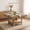 Annual Ring, variant on Panapinka Square Dining Table Kitchen Table with 2-Tier Storage Space, Heavy Duty Dinner Table with Triangle Enclosed Legs 350Lbs, Waterproof Dining Room Table for Home Restaurant