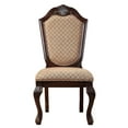 thumbnail image 4 of Miekor Furniture Chateau De Ville Fabric & Espresso Finish Side Chair (Set of 2) 17363, 4 of 7