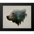 thumbnail image 2 of Davies Babies 24x20 Black Modern Framed Museum Art Print Titled - Pacific Northwest Black Bear, 2 of 5