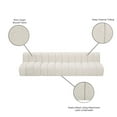 thumbnail image 2 of Meridian Furniture Arc Cream Boucle Fabric Modular Sectional, 2 of 9