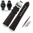 thumbnail image 3 of Correa de reloj de cuero y nailon de fibra DW-5600 para Casio DW5600 GW-B5600 GW-M5610 GA2100 GA2110 Correa de lona Correa de reloj Pulsera deportiva, 3 of 5