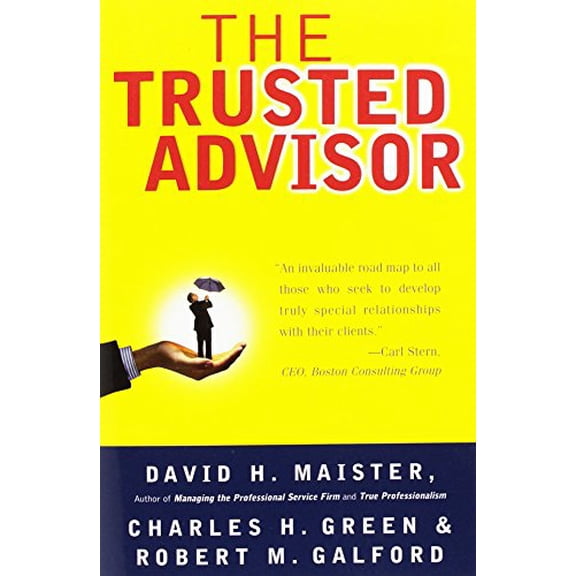Pre-Owned The Trusted Advisor, 9780743212342, 0743212347, Paperback, 58394th edition