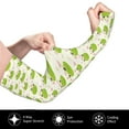 thumbnail image 2 of Ocsxa Green Frog Print Unisex UV Sun Protection Arm Sleeves,UPF 50 Cooling Sports Sleeve Compressio Golf Basketball Arm Sleeves Cycling Sleeves 1 Pair, 2 of 7