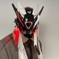 thumbnail image 2 of Casco Cyberpunk máscara Shinobi Robot máscara samurái Cosplay Techwear Cyber Punk casco de alta tecnología armadura juguete futurista con luz Led, 2 of 4