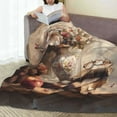 thumbnail image 6 of Vsdgher Vintage Floral Vase With Books Ultra-Soft Micro flannel Blanket Throw Blankets for Couch Sofa, Bed (4 sizes)-80"x60", 6 of 7