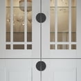 thumbnail image 2 of IFANLANDOR 2 Pcs Poignée de Tiroir Noir en Aluminium Moderne Style Demi-Rond pour Cuisine, 2 of 8