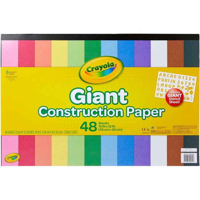 Crayola Construction Paper Packs