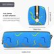 thumbnail image 3 of Easygdp Colorful Snake para Estuche de Lápices de Cuero, Estuche de Papelería de Cuero, Estuche de Gran Capacidad con Cremallera, 3 of 7