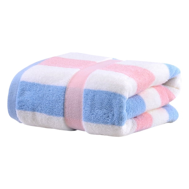 ColoMX Hoja de baño absorbente del baño de la toalla de algodón de la toalla del baño del hogar (color al azar)
