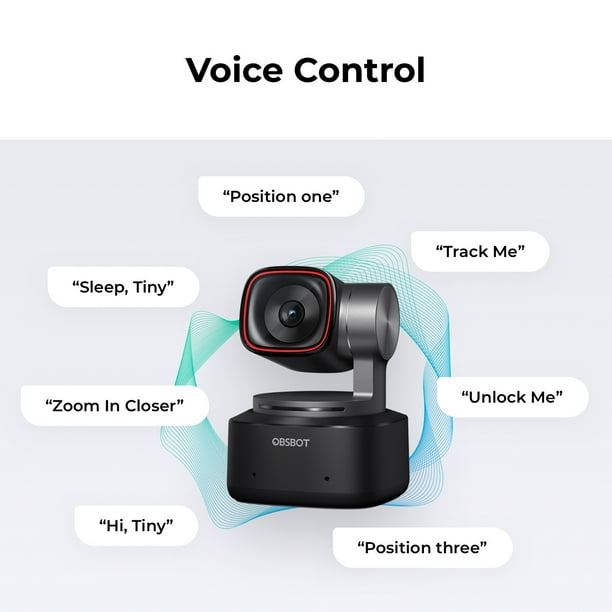 OBSBOT Tiny 2 AI-Powered PTZ 4K Webcam Bundle with Smart