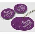 thumbnail image 4 of Inkdotpot Real Silver Foil Happy Holiday Tags Favor Hang Paper Tags 100 Pieces, 4 of 6