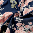 thumbnail image 5 of PatPat Family Matching Allover Floral Print Flutter-sleeve Belted Dresses Sets, Navy Blue, Girl: 4-5 Years, 5 of 6