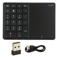 thumbnail image 2 of Numeric Keypad with Touch Screen, 2.4G 22 Keys 2 Connection Ways, Lightweight Portable Type C ABS Mini Number Pad, External Keypad Financial Keyboard, 2 of 7