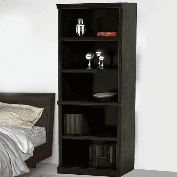 Freestanding Storage Shelf, Corner Bookcase Bookshelf with Sturdy 5