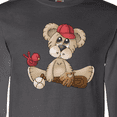 thumbnail image 4 of Inktastic Baseball Teddy Bear Long Sleeve T-Shirt, 4 of 5