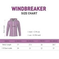 thumbnail image 2 of Beautiful Giant Polyester Women Lightweight Windbreaker Outdoor Hiking Long Sleeve Hooded Jacket, 2 of 5