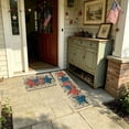 thumbnail image 1 of Patriotic 4th Of July Doormat Set USA Flag Star Non Slide Welcome Mat For Independence Day Front Door Entryway Decor, 1 of 6