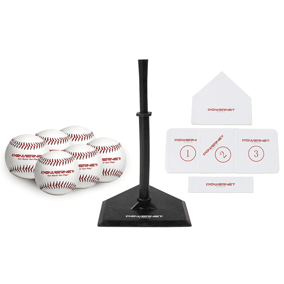 PowerNet Softball T-Ball Coaching 8-Piece Set Bundle