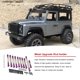 thumbnail image 4 of Tholdsy Modelo RC Varilla de amarre ajustable Piezas de repuesto Modificación de actualización Juego de bielas de metal resistente Herramientas de Kits de construcción modelo Violeta Tholdsy FN010706-06, 4 of 6