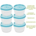 thumbnail image 3 of HanShe Plastic Leak Resistant Food Storage Canister, Set of 12, 3 of 7