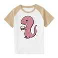 thumbnail image 1 of RXIRUCGD 2025 Vêtements d'Été pour Enfants Tout-Petits Garçons Filles Mode Mignon Col Rond Imprimé Manches Courtes Haut, 1 of 7