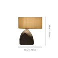 thumbnail image 2 of Lámpara de mesa sencilla, lámpara de noche, pantalla de tela, lámpara de noche for dormitorio, lámpara de estudio, modelo de sala de estar, lámparas decorativas for habitación, 2 of 6