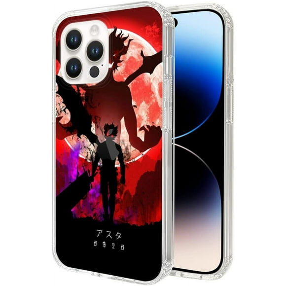 Phone Case Phone Black Clover Asta Case Anime Purple Case Cover Compatible with iPhone 11 6.1 Inch