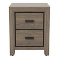 thumbnail image 4 of Furniture of America Livorn 3-Piece Gray Wood Bedroom Set - Full + 2 Nightstands, 4 of 7