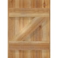 thumbnail image 5 of 16 1/8"W X 22"H Timbercraft Three 5 3/8" Boards Joined Board-N-Batten Shutters W/Z-Bar, Rough Sawn Western Red Cedar (Per Pair), 5 of 13