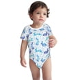 thumbnail image 3 of Daiia Rabbit2 Printed Unisex-Baby Short Sleeve Onesies Bodysuits Baby Climbing Clothes Soft and Comfortable Romper with Expandable Shoulder Design-2 Years, 3 of 8