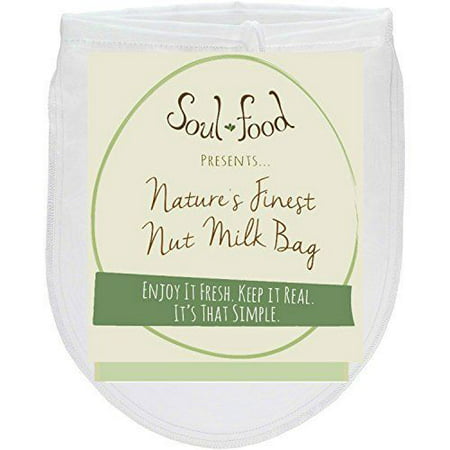 Best Reusable Nut Milk Bag - Almond Milk Bag - Sieve Fine Mesh - Cheesecloth (Best Tasting Almond Milk)