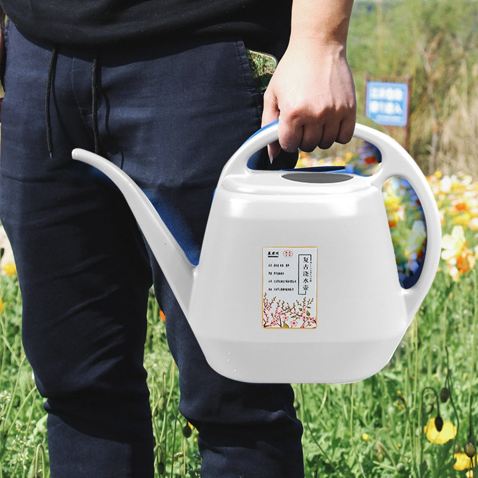 Arrosoir Jardin 4L Avec Poignée Ergonomique – Polypropylène Robuste – Bec Long Pour Arrosage Précis – Intérieur/Extérieur, Balcon