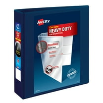 Avery Heavy-Duty View 3 Ring Binder, 2" EZD Rings, Navy Blue