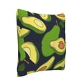 thumbnail image 2 of Bingfone Fresh Avocado Linen Throw Pillow Covers Cushion Case Pocket Button Vintage Farmhouse Pillowcase for Sofa Couch Bed 16"x16", 2 of 9