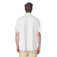 thumbnail image 3 of Cafe Luna Men's and Big Men's Yarn-Dyed Panel Shoort Sleeve Woven Shirt, Size S-4XL, 3 of 7