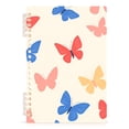 thumbnail image 7 of FORMRS 1-Subject Spiral Notebook 8" x 5" College Ruled 60 Refillable Sheet A5 Hard Cover, Red Butterflies, 7 of 7