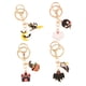 thumbnail image 1 of 4 Uds llaveros de Halloween llaveros de mochila colgantes de llave bolsa decoraciones colgantes, 1 of 6