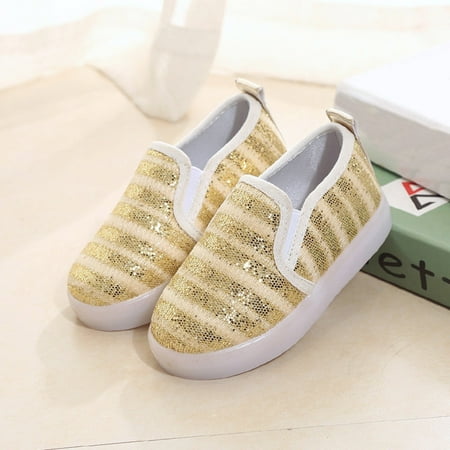 

Hunpta Kids Sneakers Toddler Girls Boys Canvas Shoes Slip On Sneakers Light Up Shoes Casual Lazy Loafers For Infant Toddler