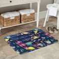 thumbnail image 7 of Sikiie Sea Inhabitans and Herb Print Flannel Anti-slip Floor Mat 16x24in, Thickened Dustproof Entrance Door Mat Floor Mat for Kitchen, Bathroom, Laundry Room, 7 of 7