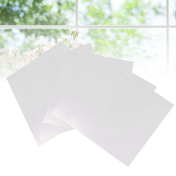 Soimiss Reusable 3D Blank Stencil Sheets Transparent for Art and Craft 5Pcs