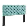thumbnail image 2 of Modway Lizzy Tufted King/California King Performance Velvet Headboard in Mint, 2 of 7