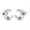 No.3, variant on NARMO Original 925 Sterling Silver Stud Earrings AAA CZ Sun Moon for Women Jewelry Gift